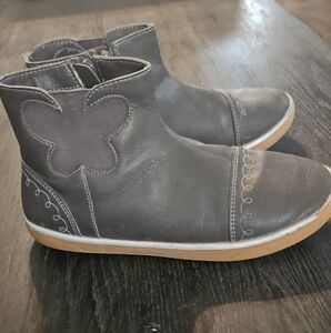 Livie & Luca Size 1 Gray Kids Boots